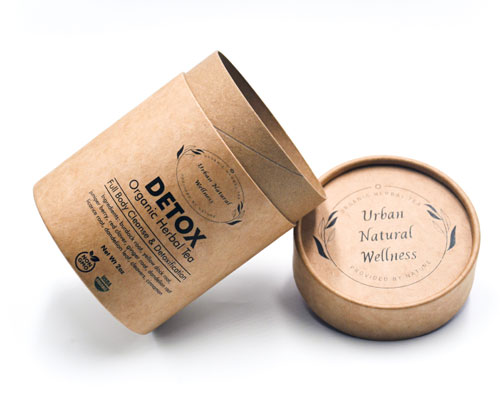 biodegradable food paper tube packaging for tea