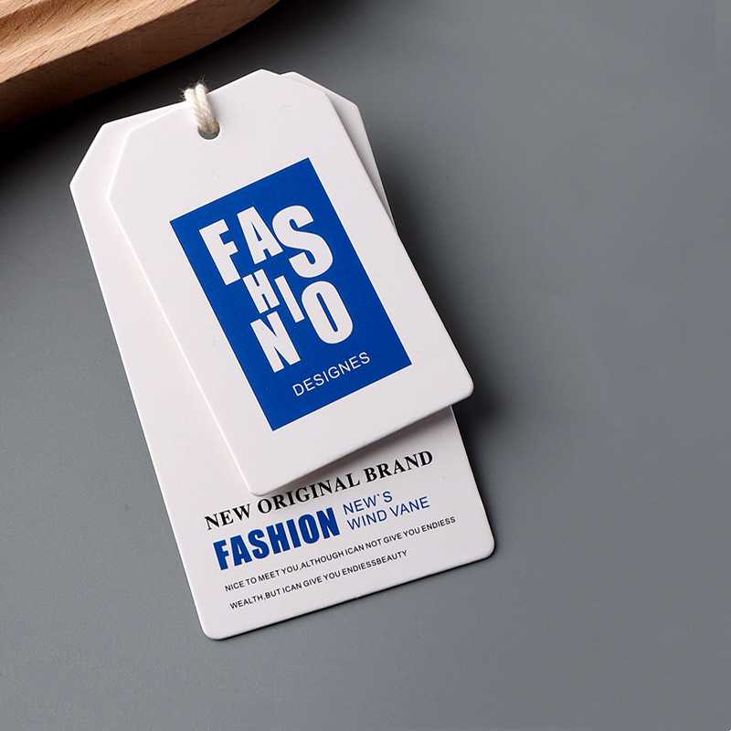 coated paper hang tag