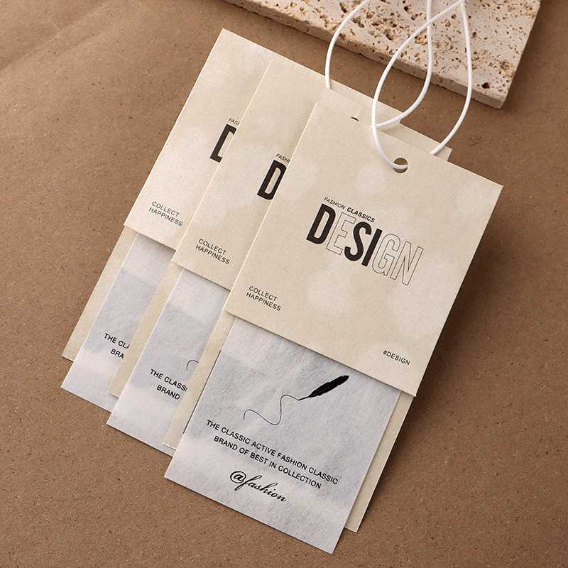 parchment paper hang tag