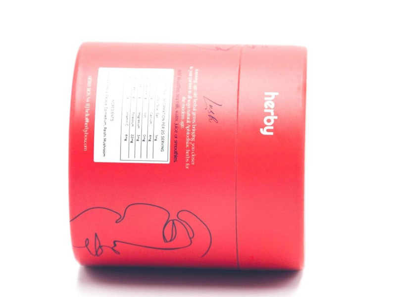 custom-tea-paper-tube-side-view