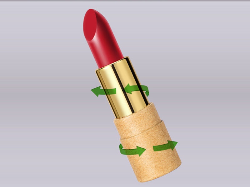 twist-up lipstick paper tube