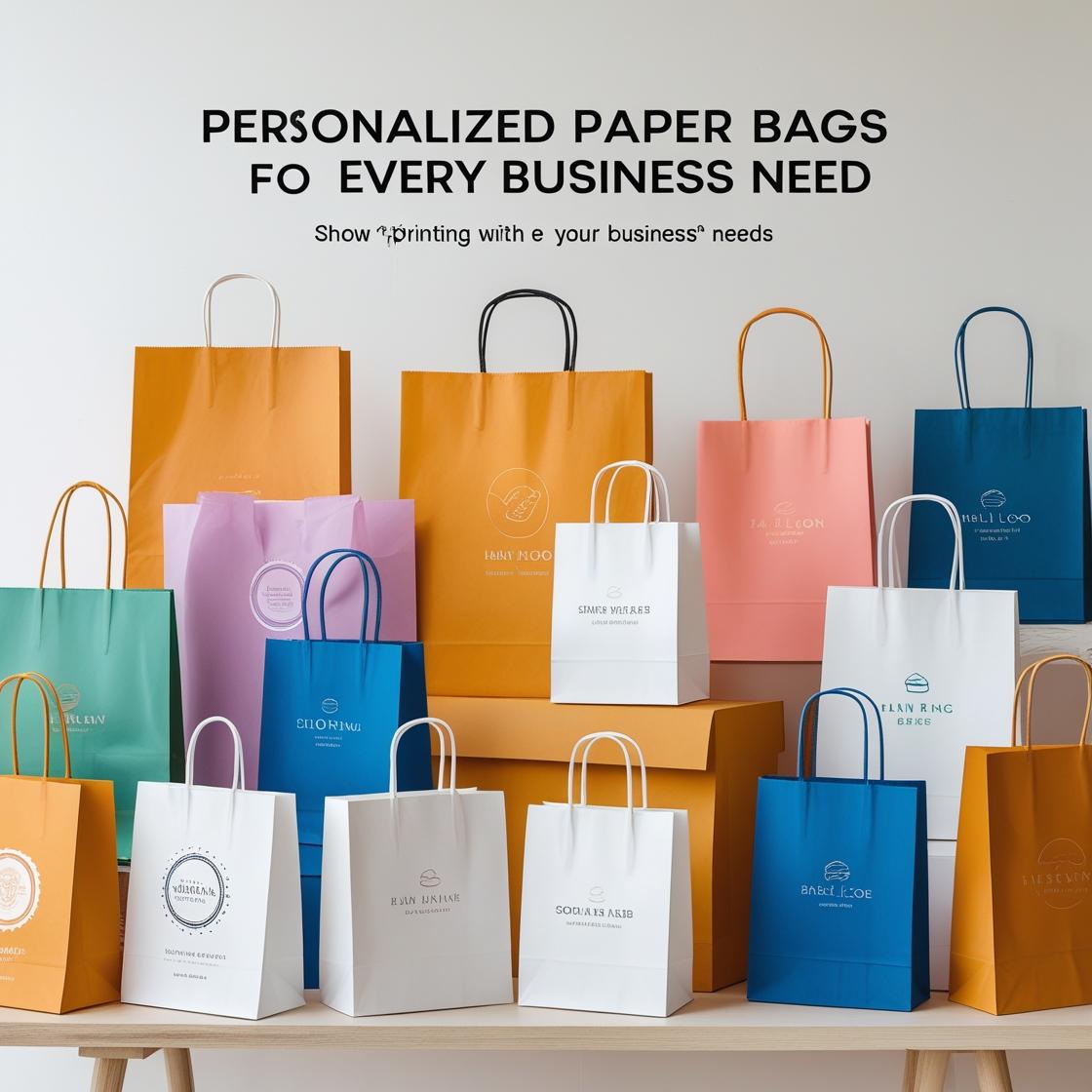 Versatility for Every Business Need - personalized paper bags