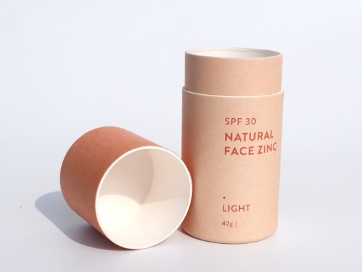 kraft paper face balm deodorant paper tube