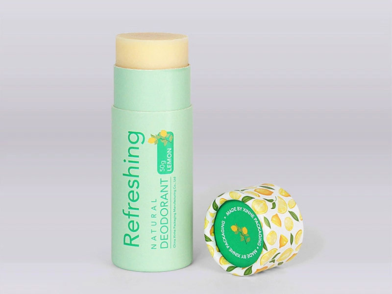 short lid paper tube lip balm