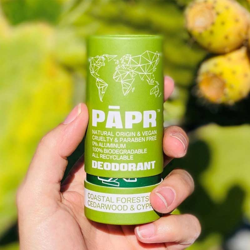 Green Deodorant Paper Container Full Paper Made