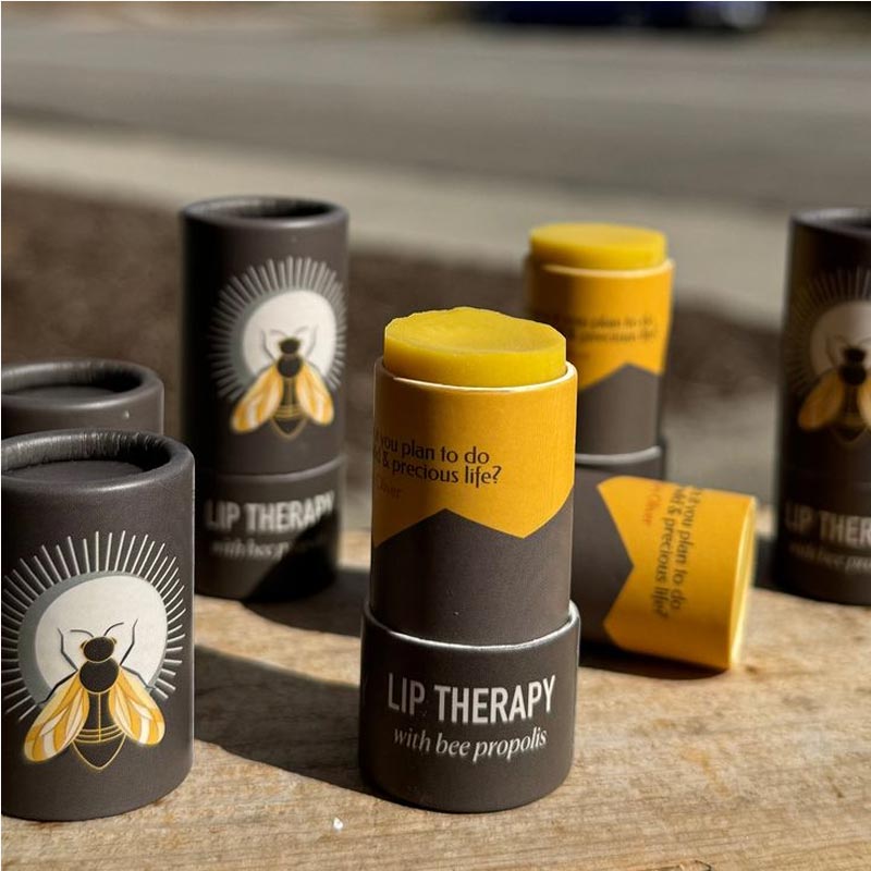 Substainable Long Cap Lip Balm Push-up Paper Tube Lip Balm Tube