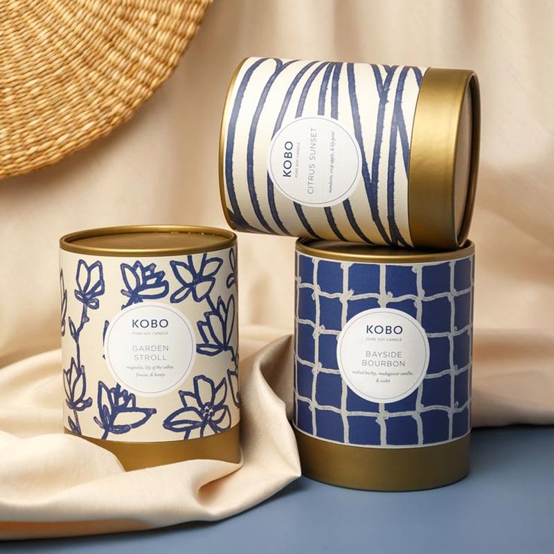 premium candle packaging paper tube