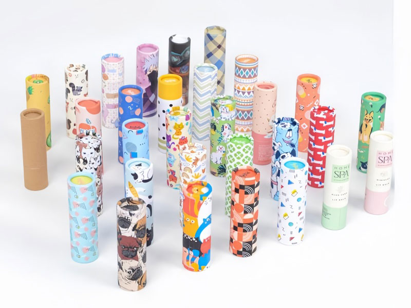 custom lip balm paper tubes
