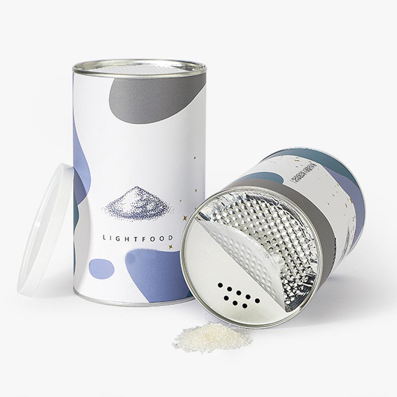 shaker top paper canister packaging