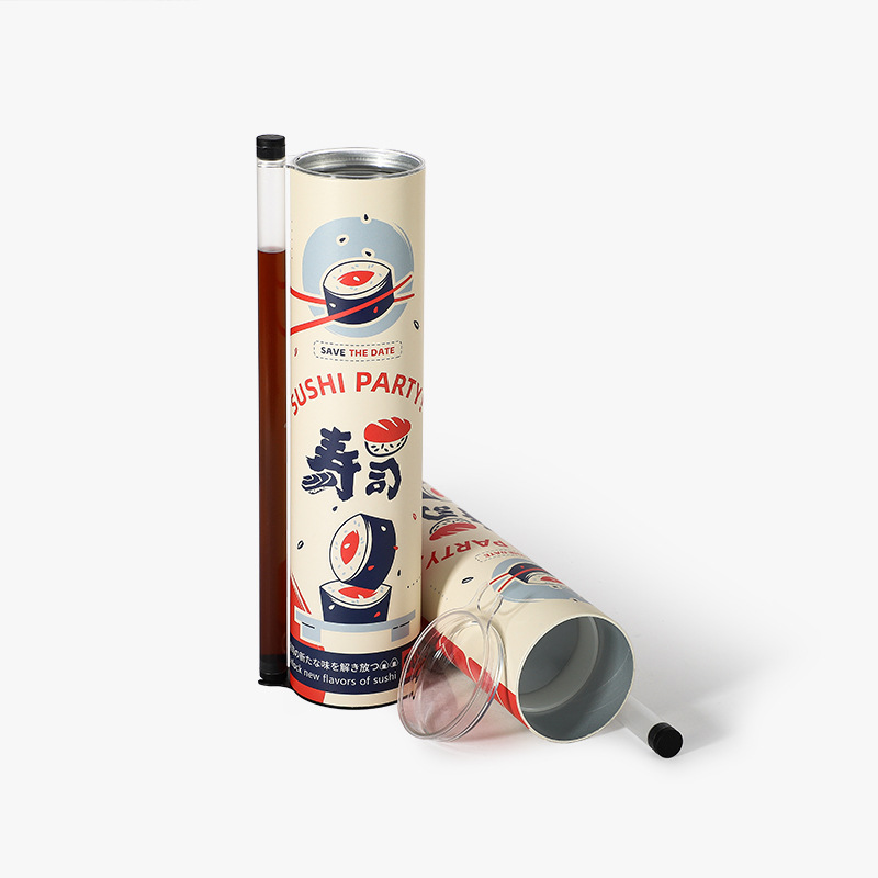food grade Sushi push tube packaging